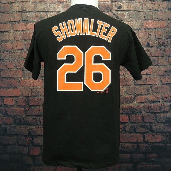buck showalter orioles jersey